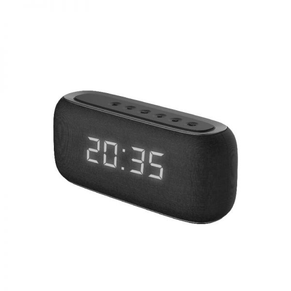 HAVIT M29 wireless speaker with dual alarm clocks